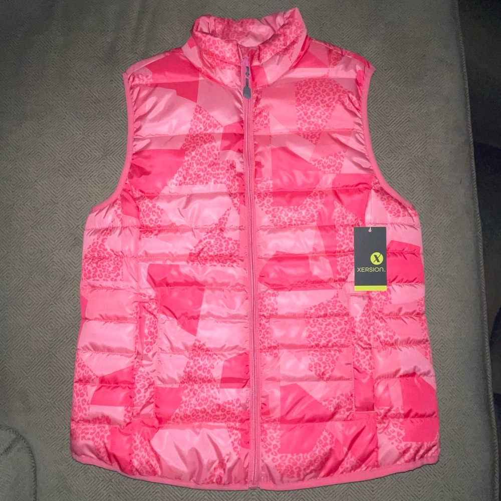 Xersion, Girls Youth XL (14-16), Pink Vest